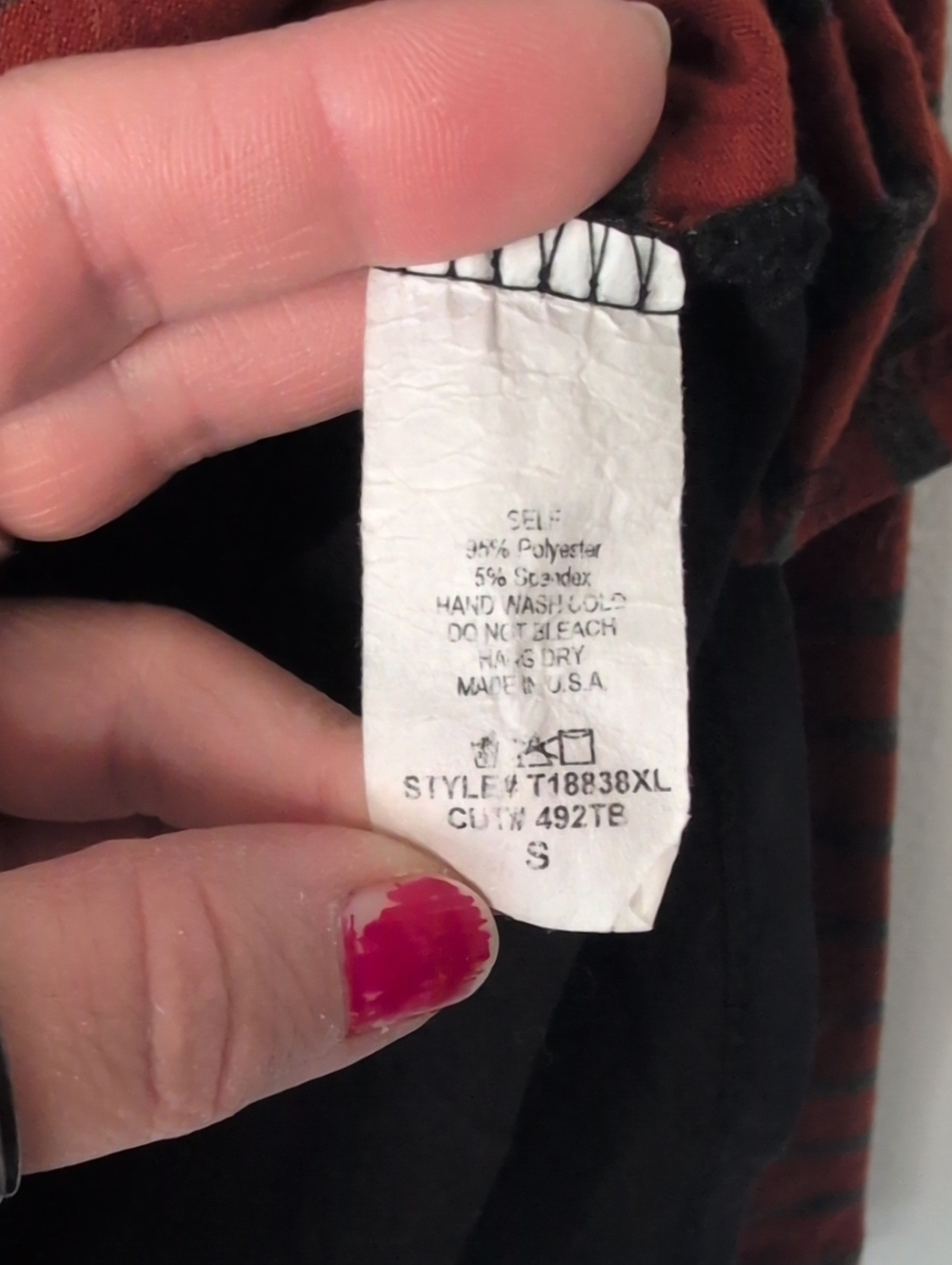 white birch Black Crewneck Long Sleeve Top - Picture 5 of 6